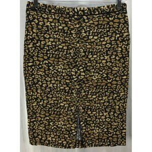 Who What Wear Skirt Black Brown Straight Women New